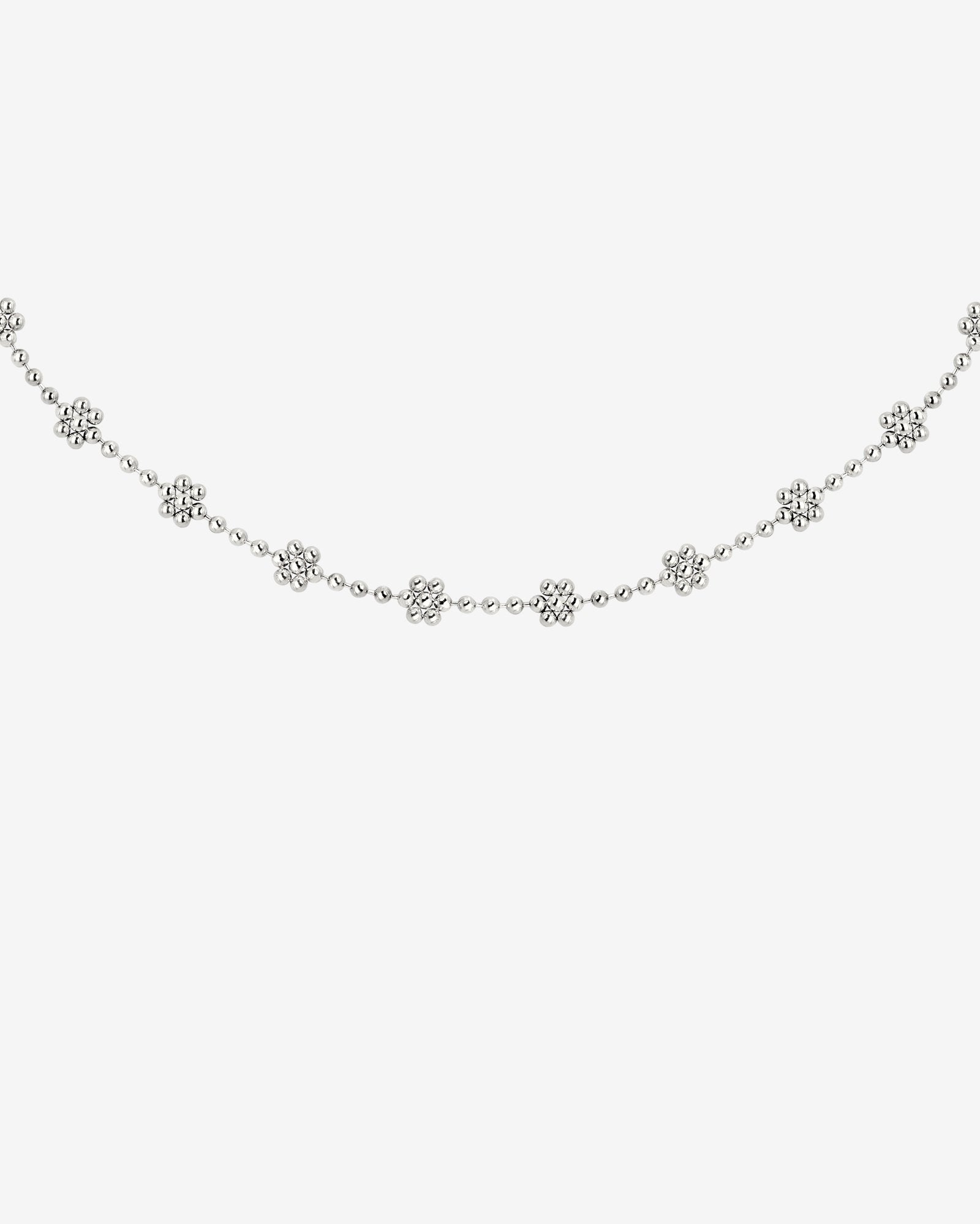 Blooming Choker Argento