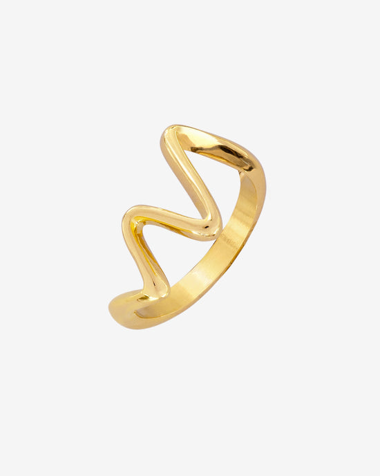 Fluid Motion Anello Oro