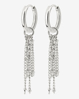 Chain Overload Hoop Set Small Argento
