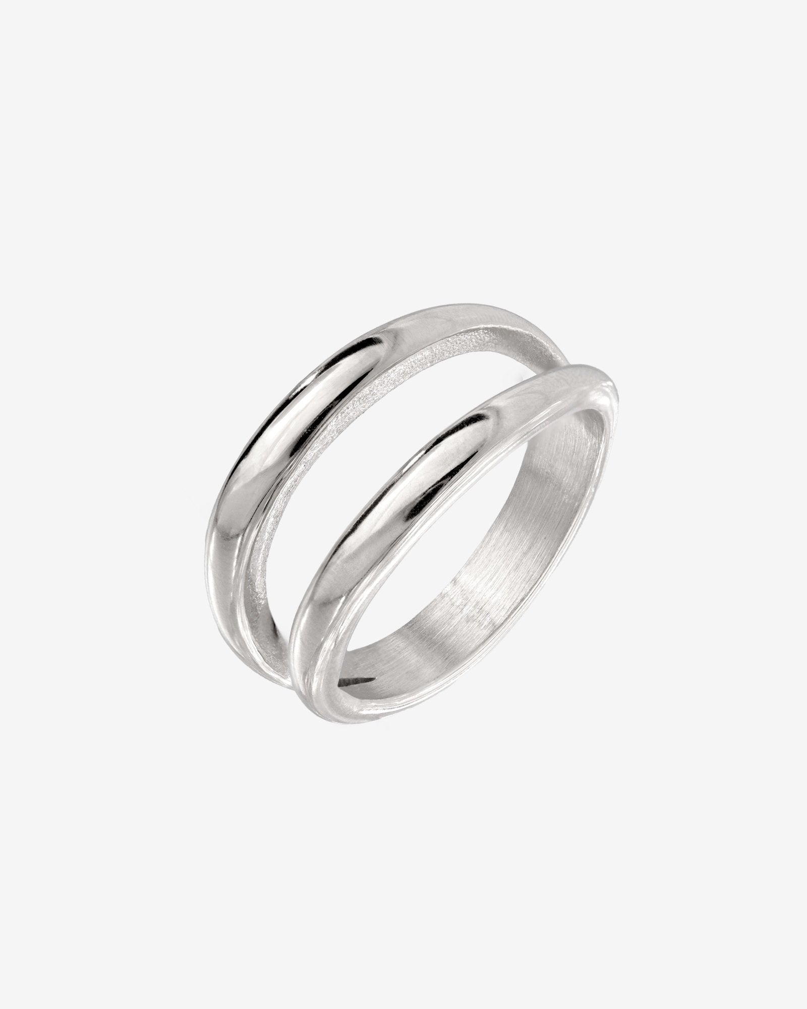 Duality Anello Argento