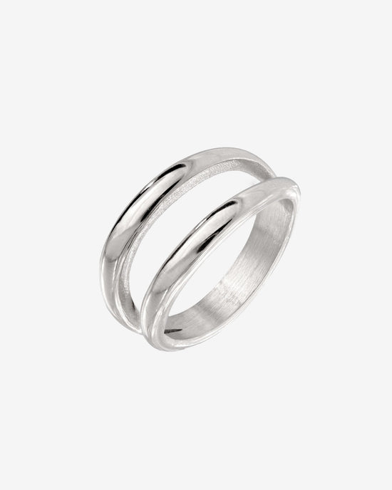 Duality Anello Argento