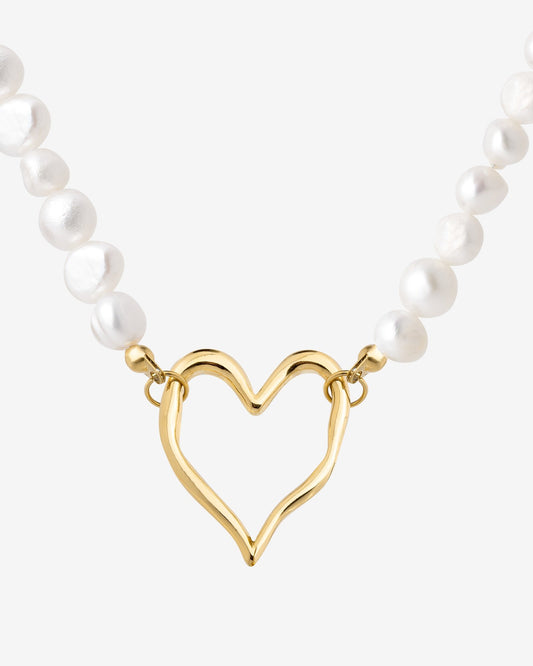 Melting Heart Pearl Collana Oro