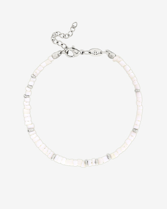 Puka Shell Bracciale Argento