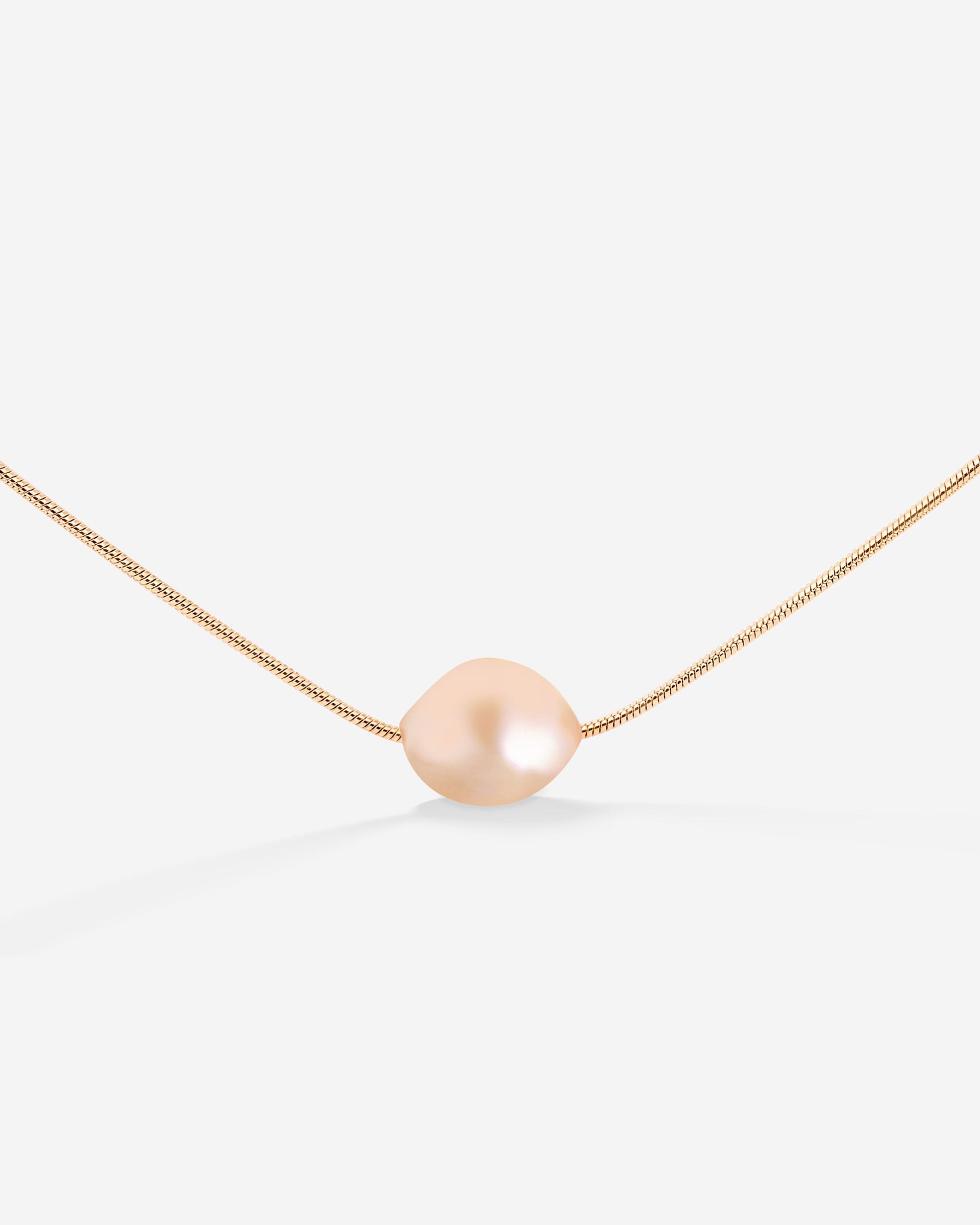 Blush Pearl Collana Oro Rosa