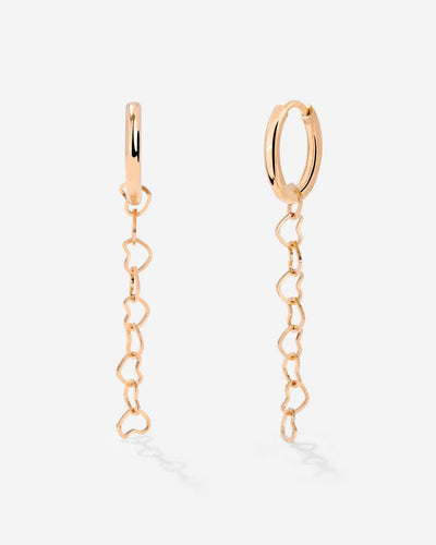 Heart after Heart Hoop Set Small Oro Rosa