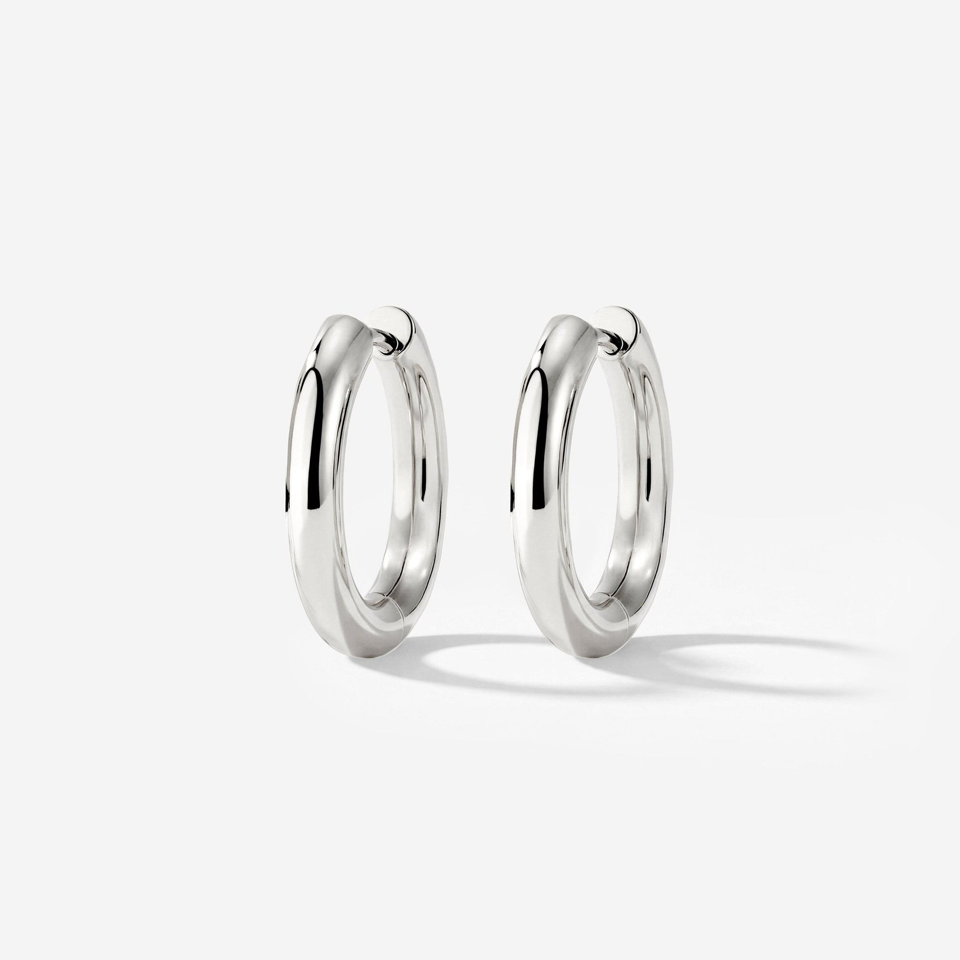 Chunky Hoopies Medium Argento