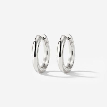 Chunky Hoopies Medium Argento