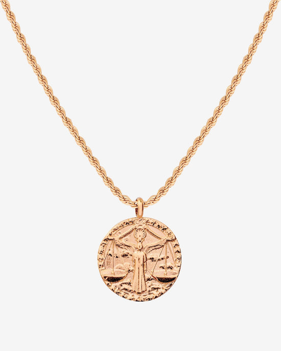 Zodiac Sign Collana Oro Rosa