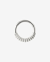 Striped Piercing Argento