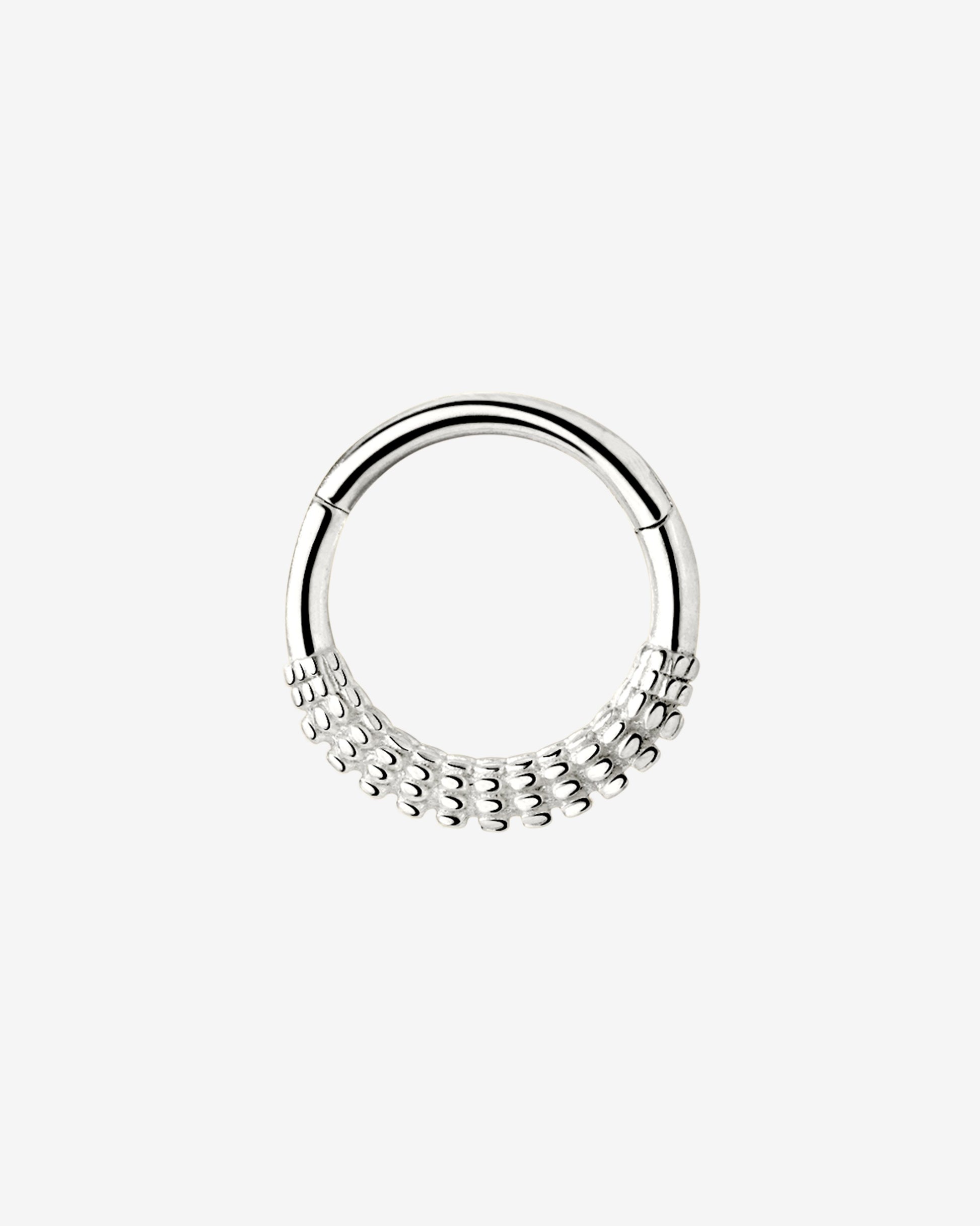 Striped Piercing Argento