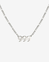 Angel Number Collana Argento 999