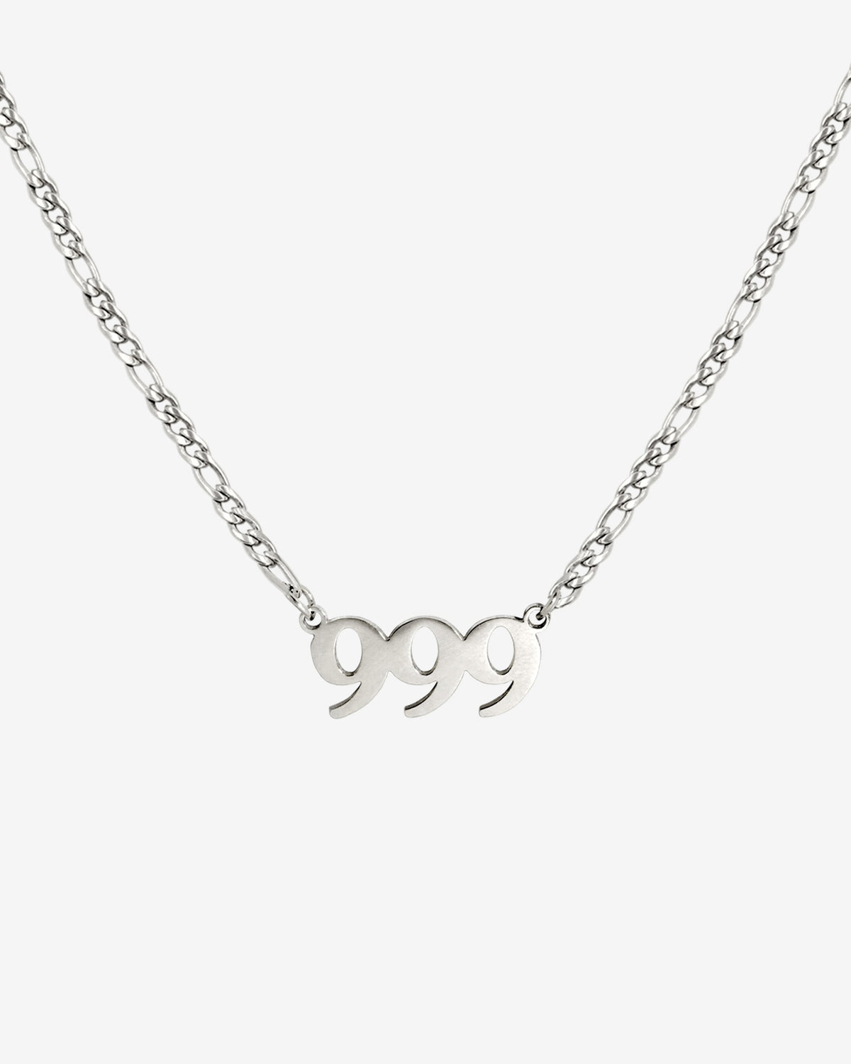 Angel Number Collana Argento 999