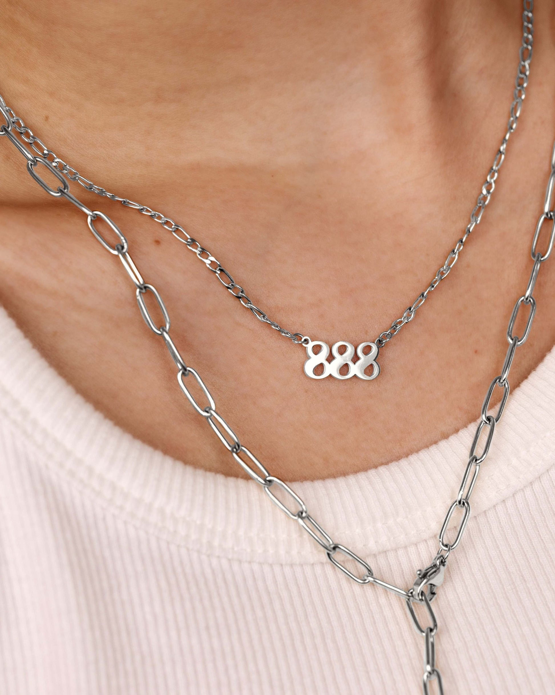 Angel Number Collana Argento