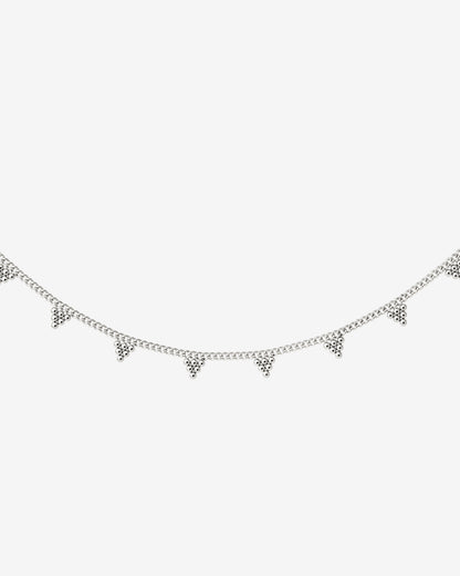 Tiny Beads Collana Argento