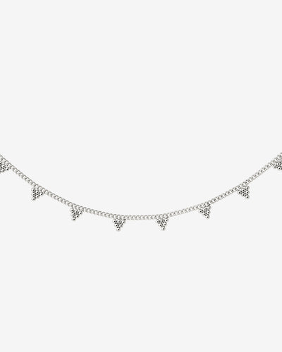 Tiny Beads Collana Argento