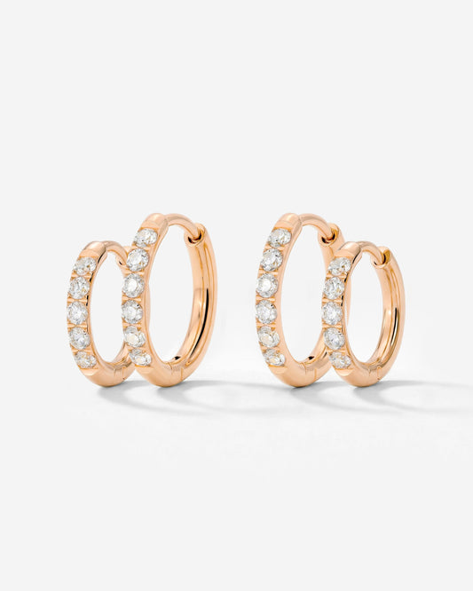Glimmer Hoop Bundle Oro Rosa
