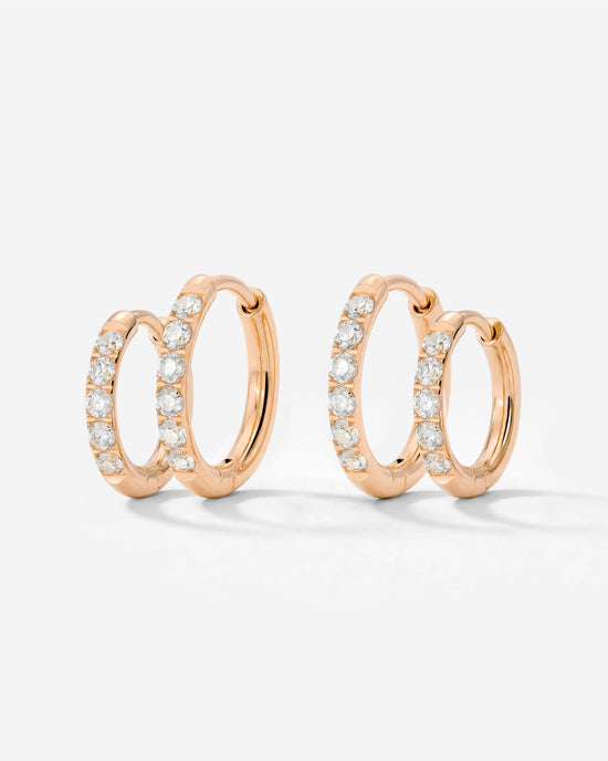 Glimmer Hoop Bundle Oro Rosa