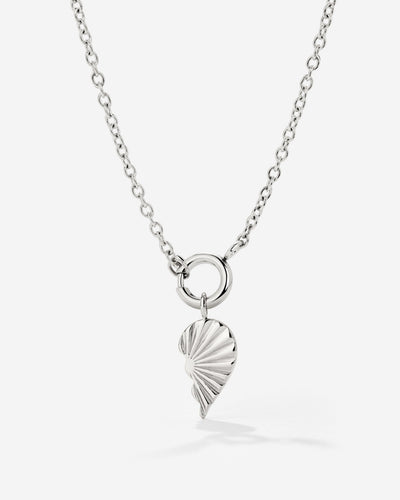 Twin Flame Right Classic Chain Collana Set Argento