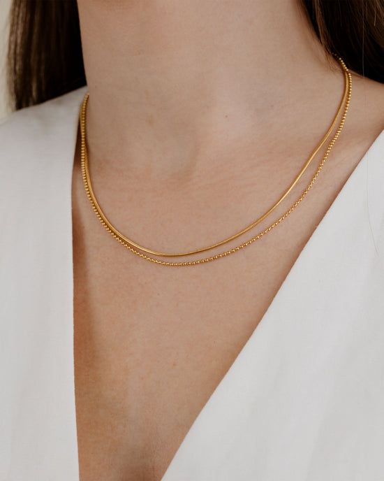 Duo Beads Collana Oro