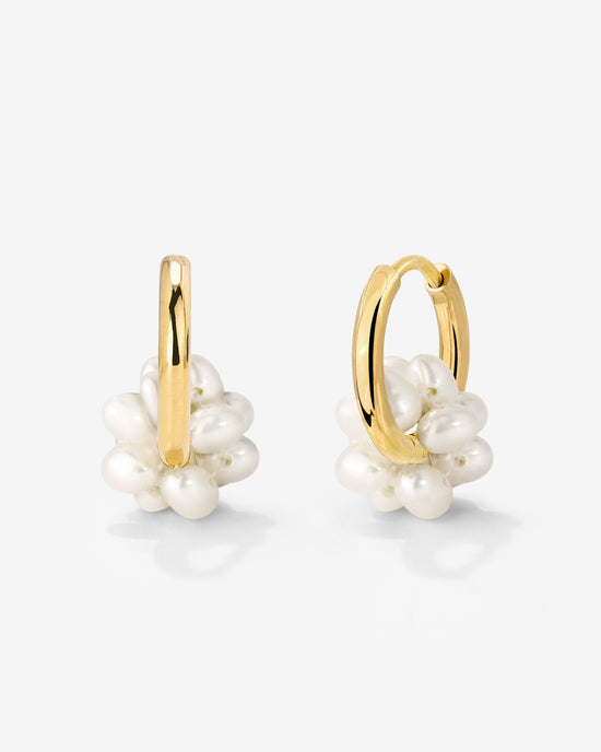 Pearl Cluster Orecchini Oro