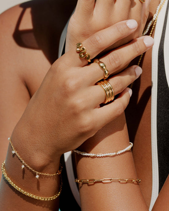 Shiny Pearls Bracciale Oro