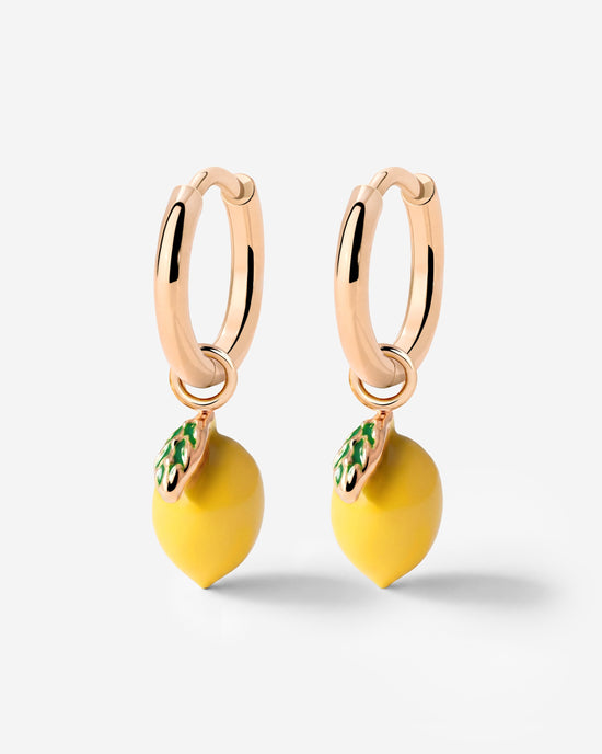 Lemony Hoop Set Small Oro Rosa