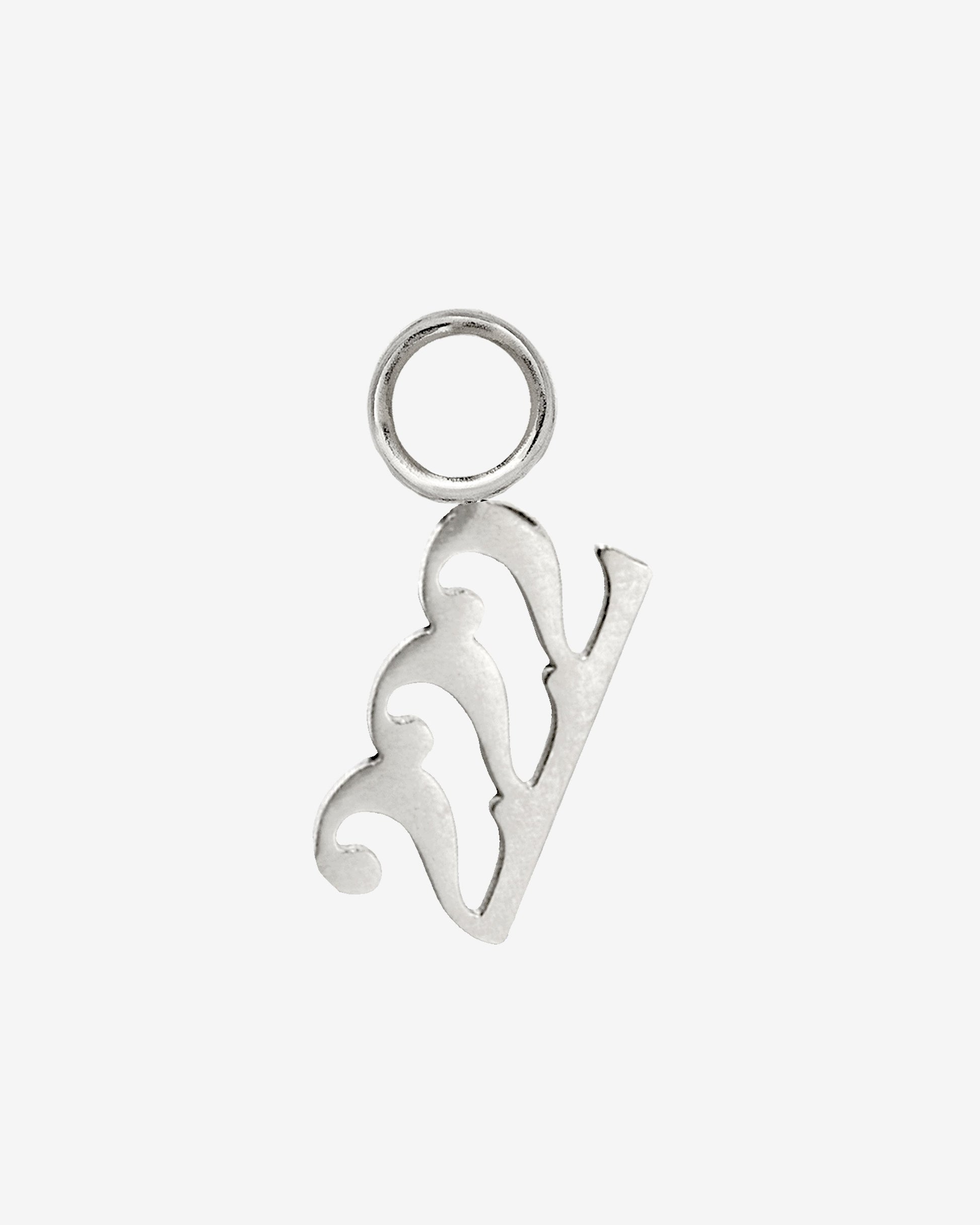 Angel Number 222 Hoop Set Small Argento