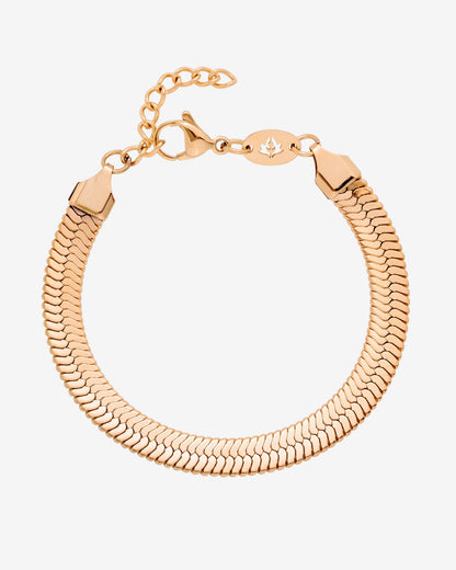 Bold Herringbone Oro Rosa