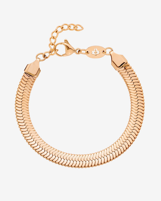 Bold Herringbone Oro Rosa