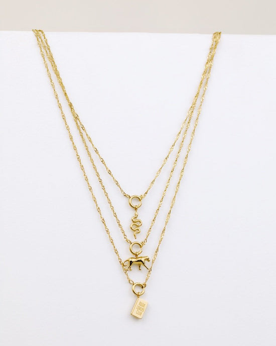 Singapore Chain Charm Collana Set