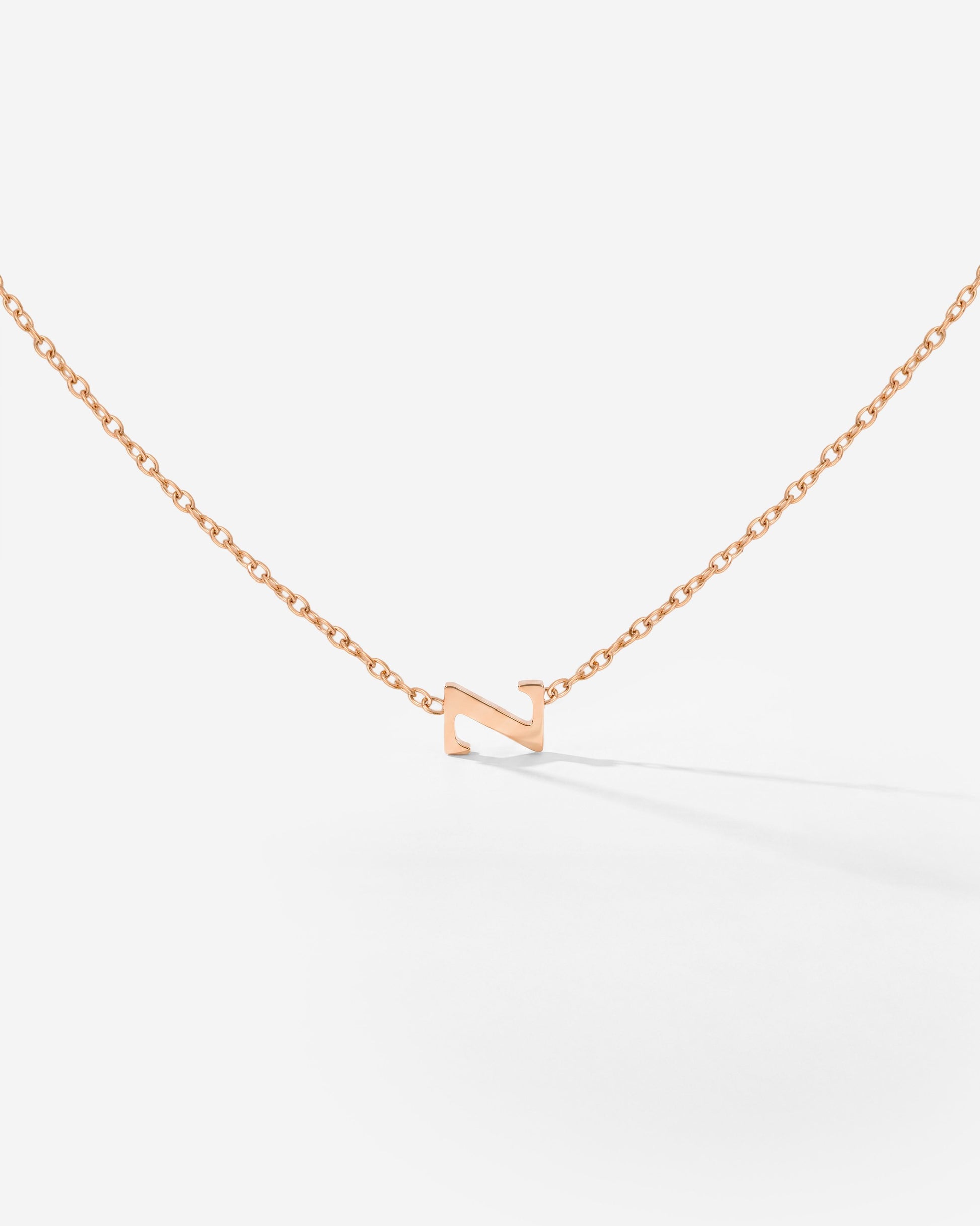 Tiny Letter Necklace