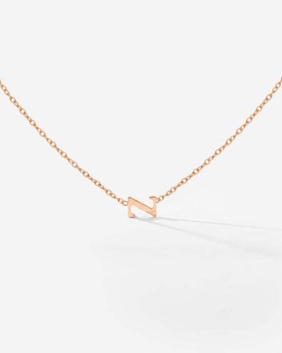 Tiny Letter Necklace