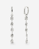 Tides of Time Hoop Set Small Argento