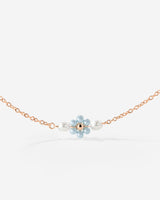 Forever Blue Daisy Collana Oro Rosa