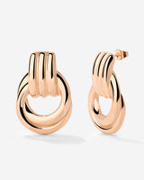 Infinity Loop Orecchini Oro Rosa