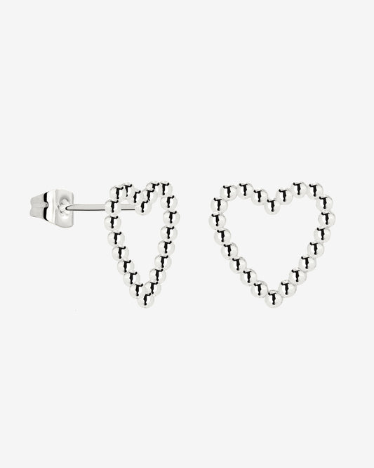 Heart of Gold Orecchini Argento