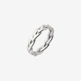 Braided Divine Anello Argento