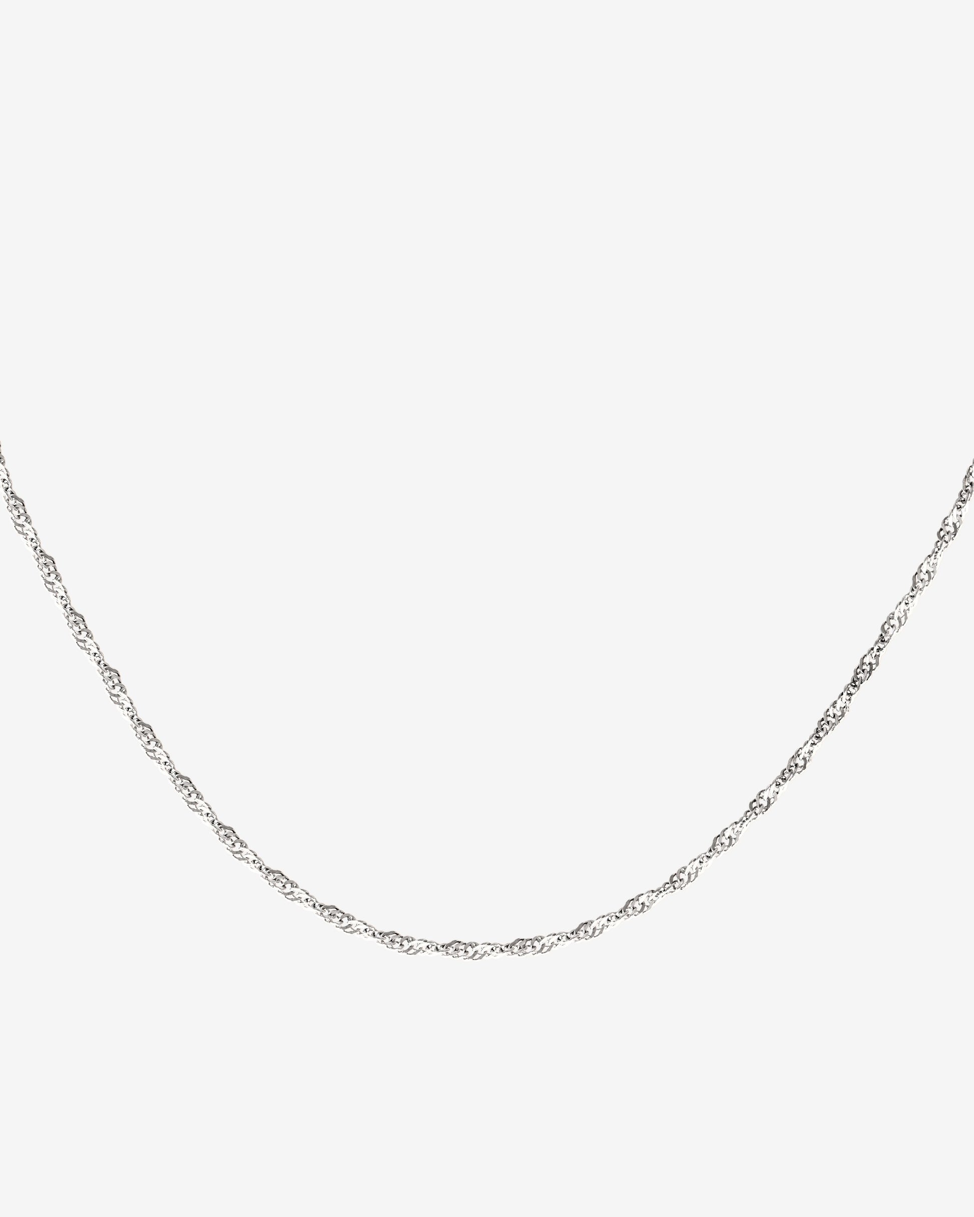 Slim Singapore Collana Argento
