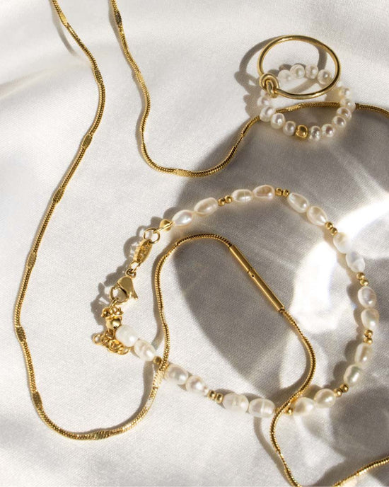 Summertime Pearl Bracciale Argento