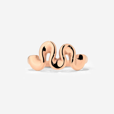 Swirl Anello Oro Rosa
