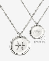 Zodiac Collana - Pesci Argento