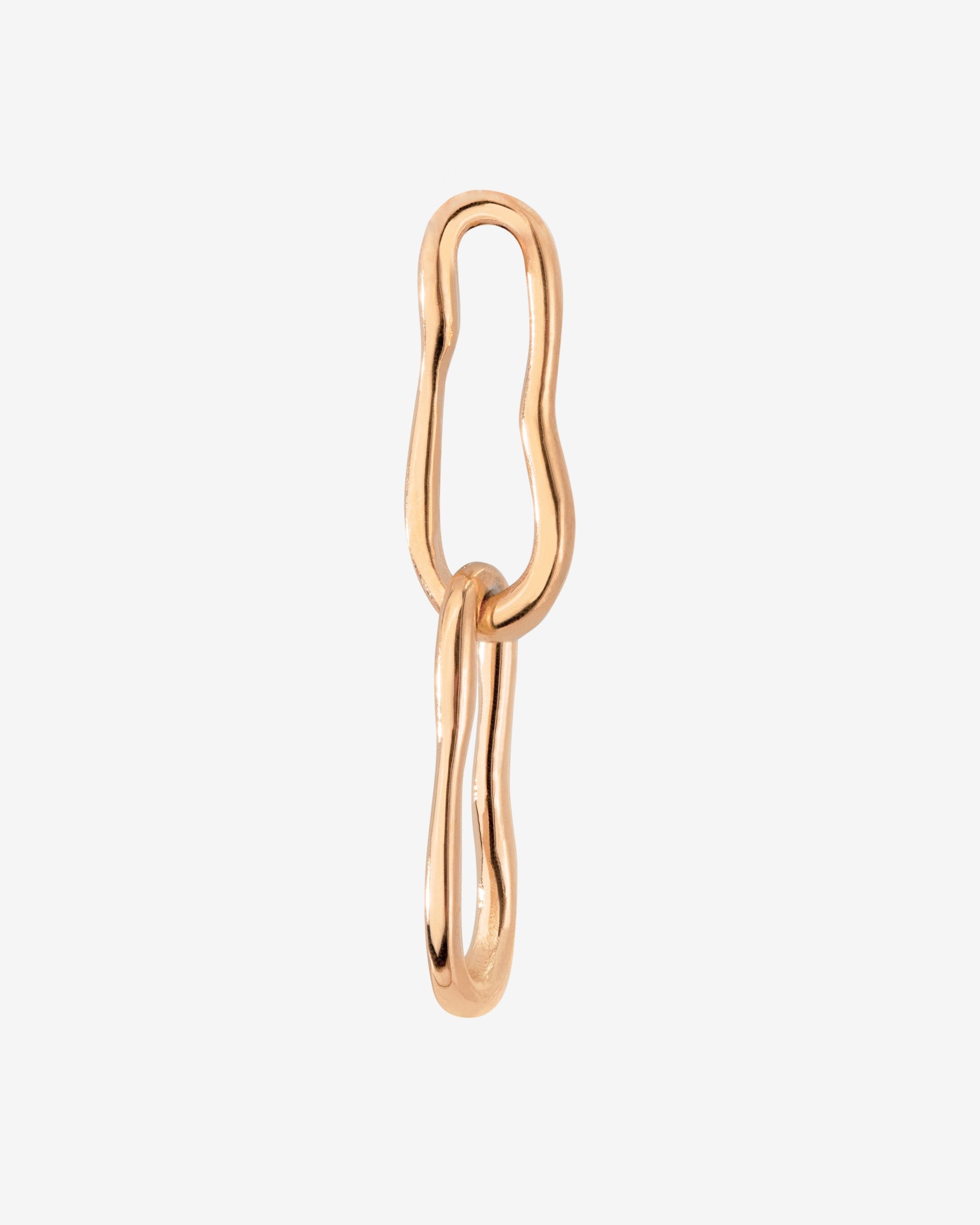 Blending Duo Oval Hoop Set Baby Oro Rosa
