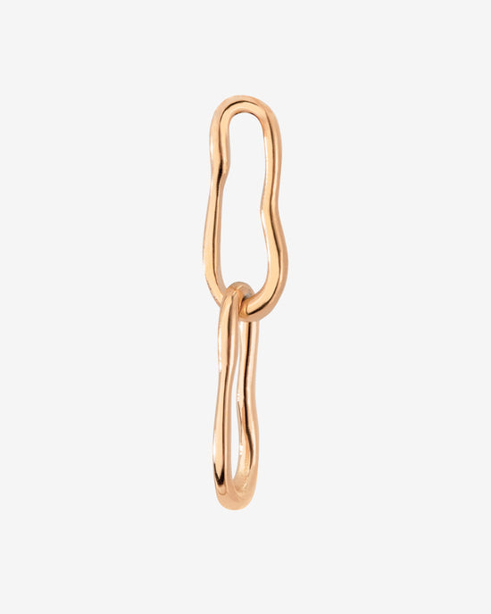 Blending Duo Oval Hoop Set Baby Oro Rosa