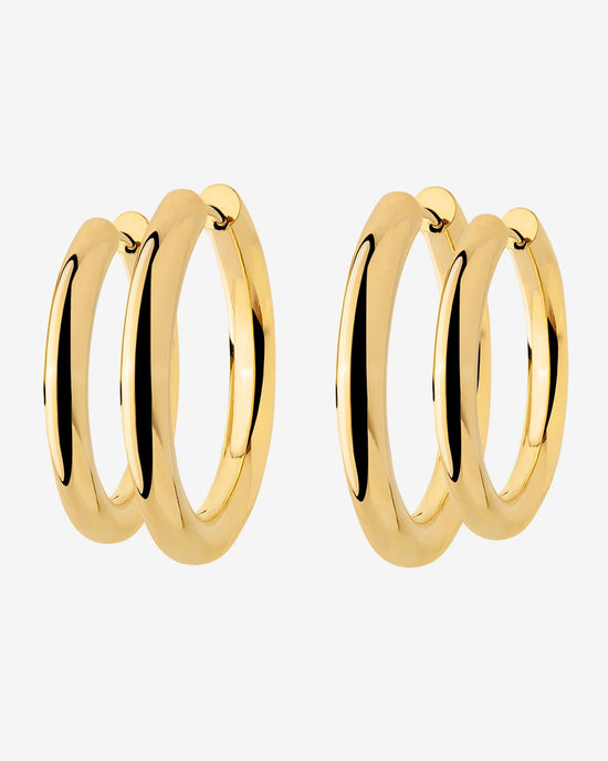 Chunky Lover Hoop Set Large Oro