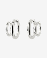 Chunky Lover Hoop Set Small Argento