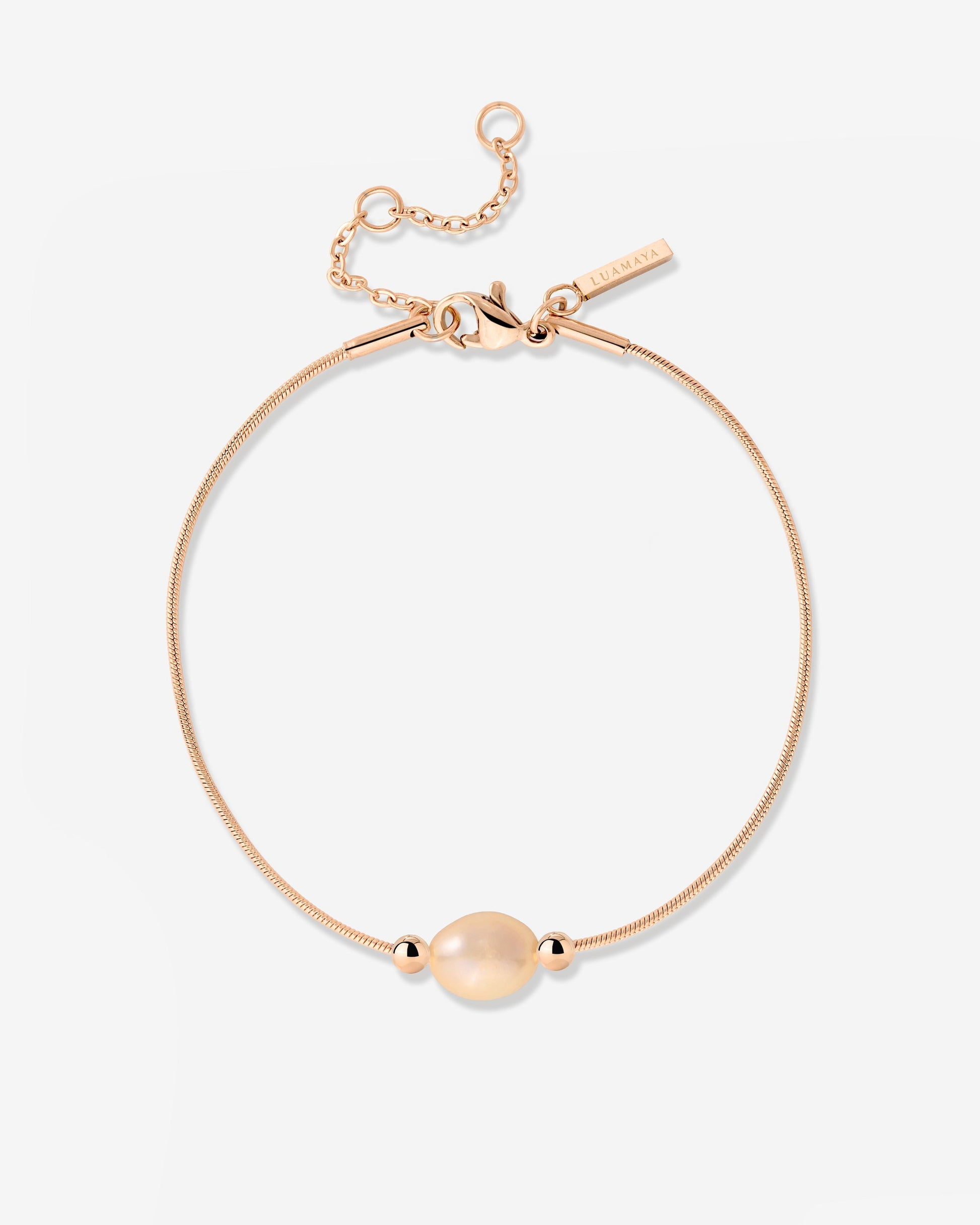 Blush Pearl Bracciale Oro Rosa