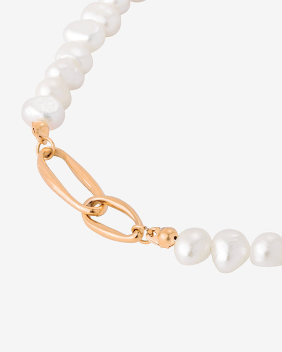 Fluidity Pearl Collana Oro Rosa