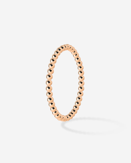 Narrow Sphere Anello Oro Rosa