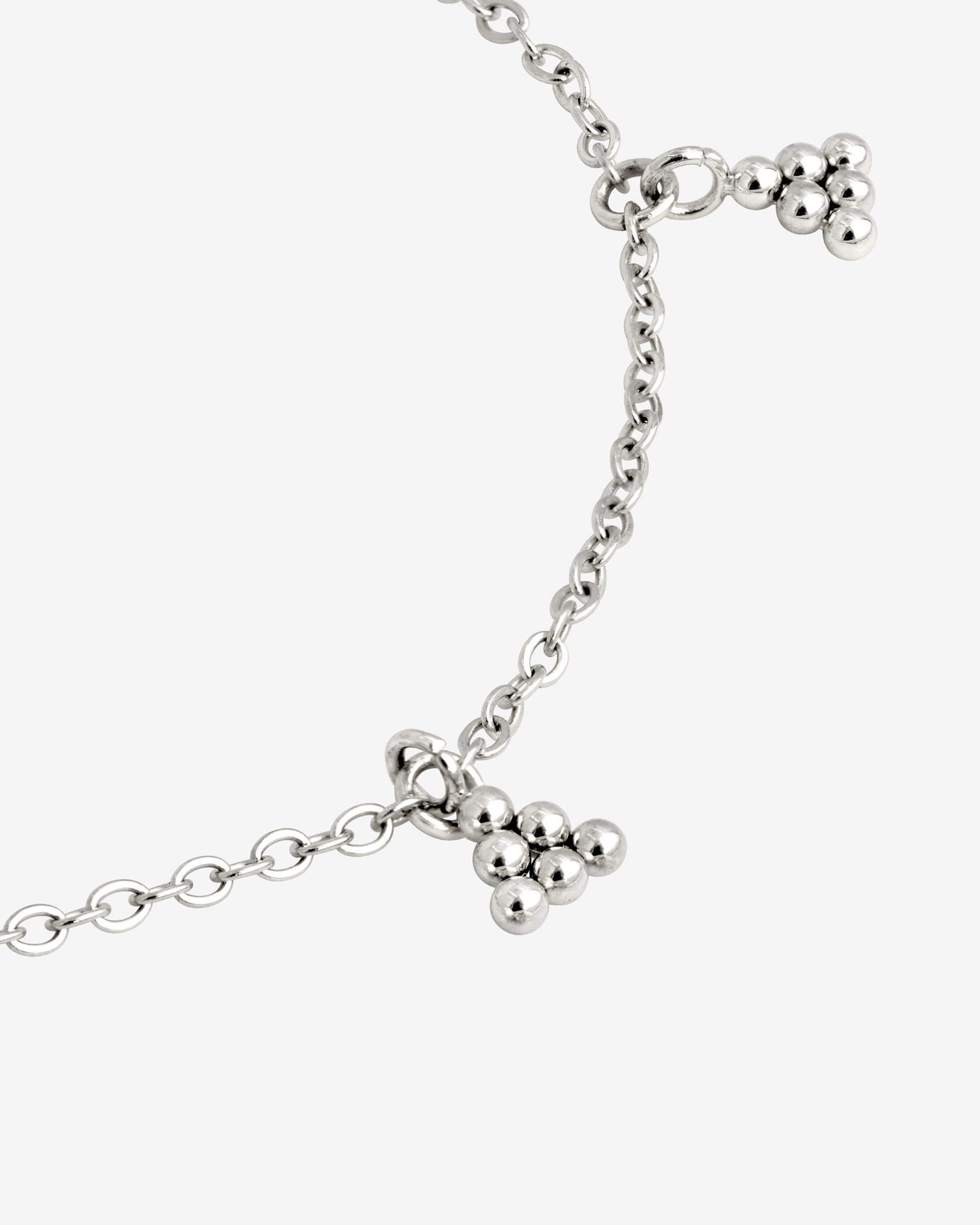 Tiny Beads Cavigliera Argento