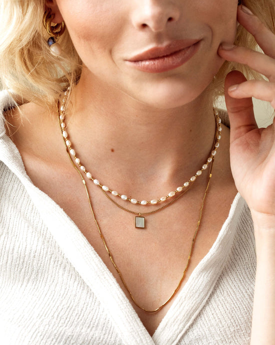 Summertime Pearl Collana Argento